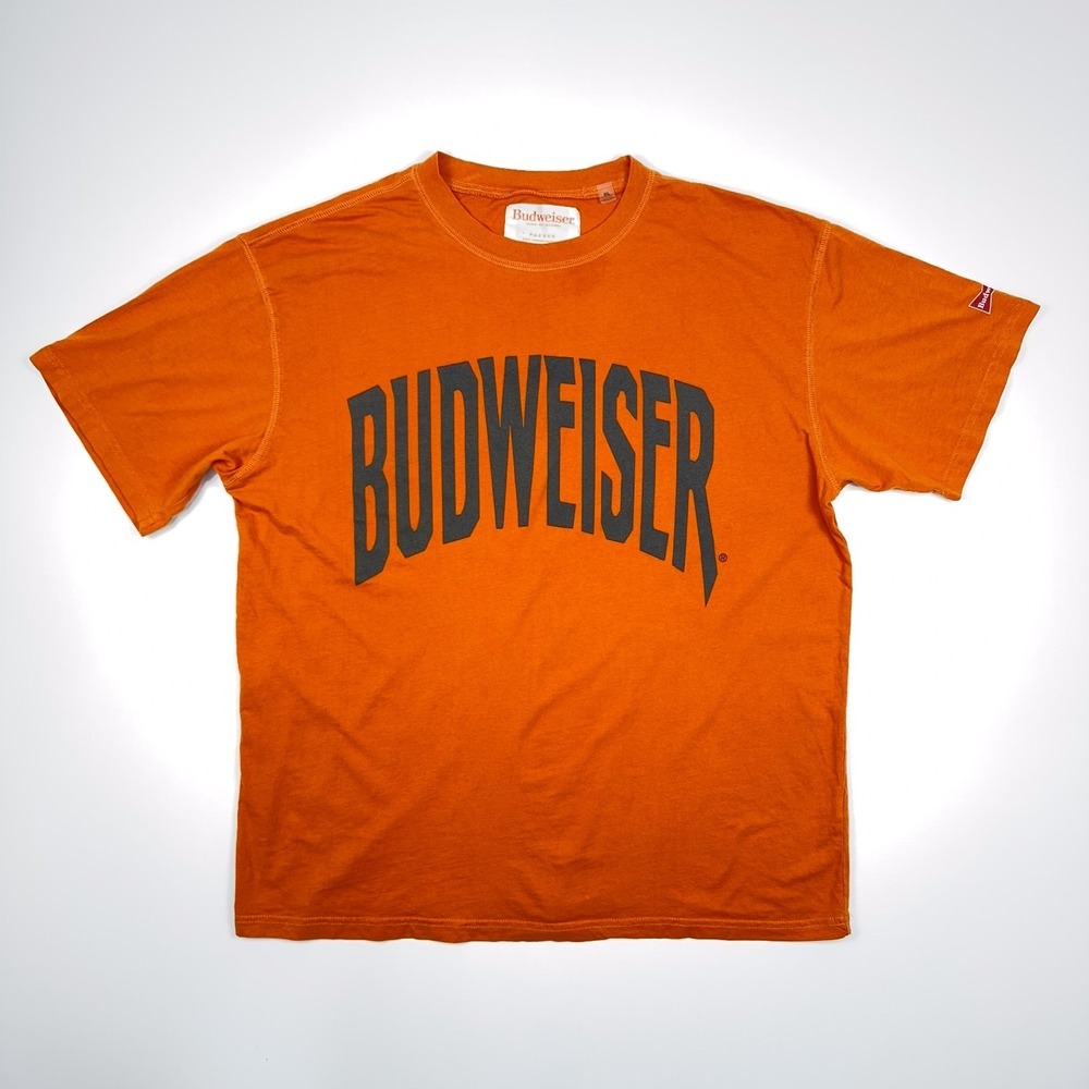 Budweiser x PacSun Arch Logo Orange Graphic T-Shirt Men's XL King of Beers